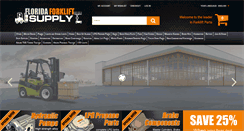 Desktop Screenshot of floridaforkliftsupply.com